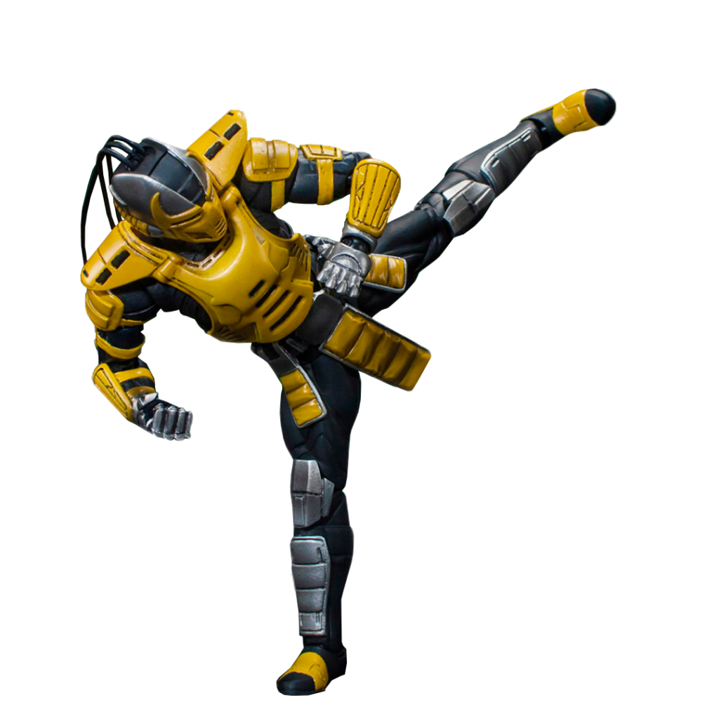 Mortal Kombat Action Series Cyrax Robot Negro