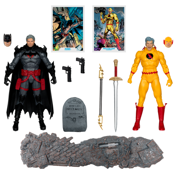 DC Multiverse Flashpoint Batman vs. Professor Zoom 2-Pack - Imagen 5