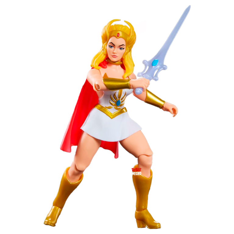 Masters Of The Universe Origins - Action Figure She-Ra 14 Cm Con Armatura E Accessori, Giocattolo Per Bambini 6+ Anni