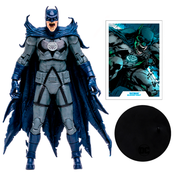 DC Multiverse Blackest Night Batman - LOOSE