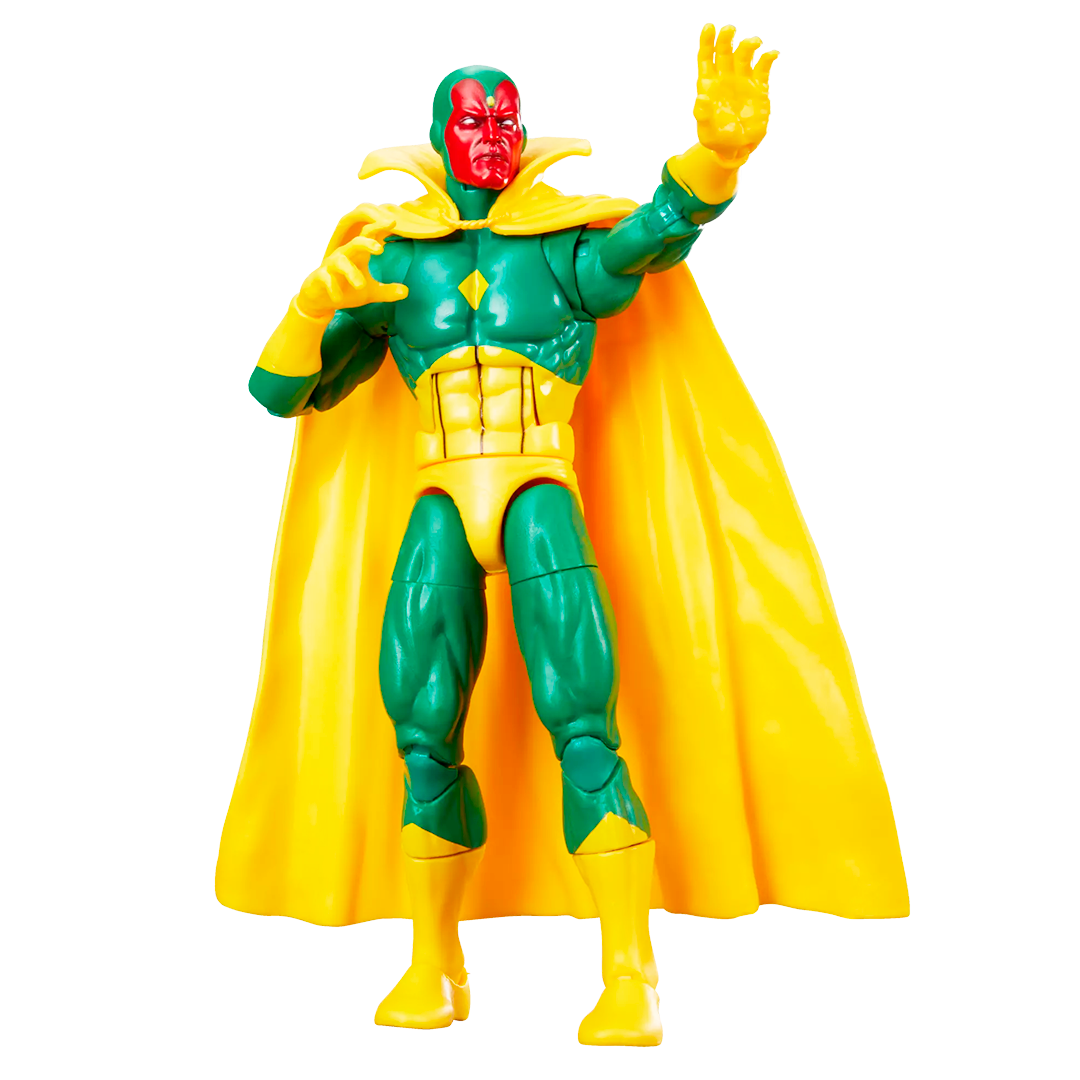 Action Figure Marvel Legends Vision 15 Cm - Serie Infinite - Ispirata Ai Fumetti Con Pezzo Build-A-Figure