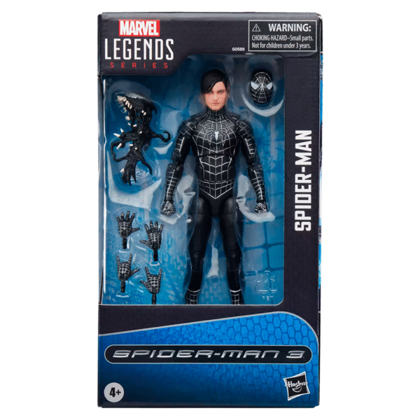 Marvel Legends Spider-Man 3 Black Suit (Tobey Maguire) - Imagen 6