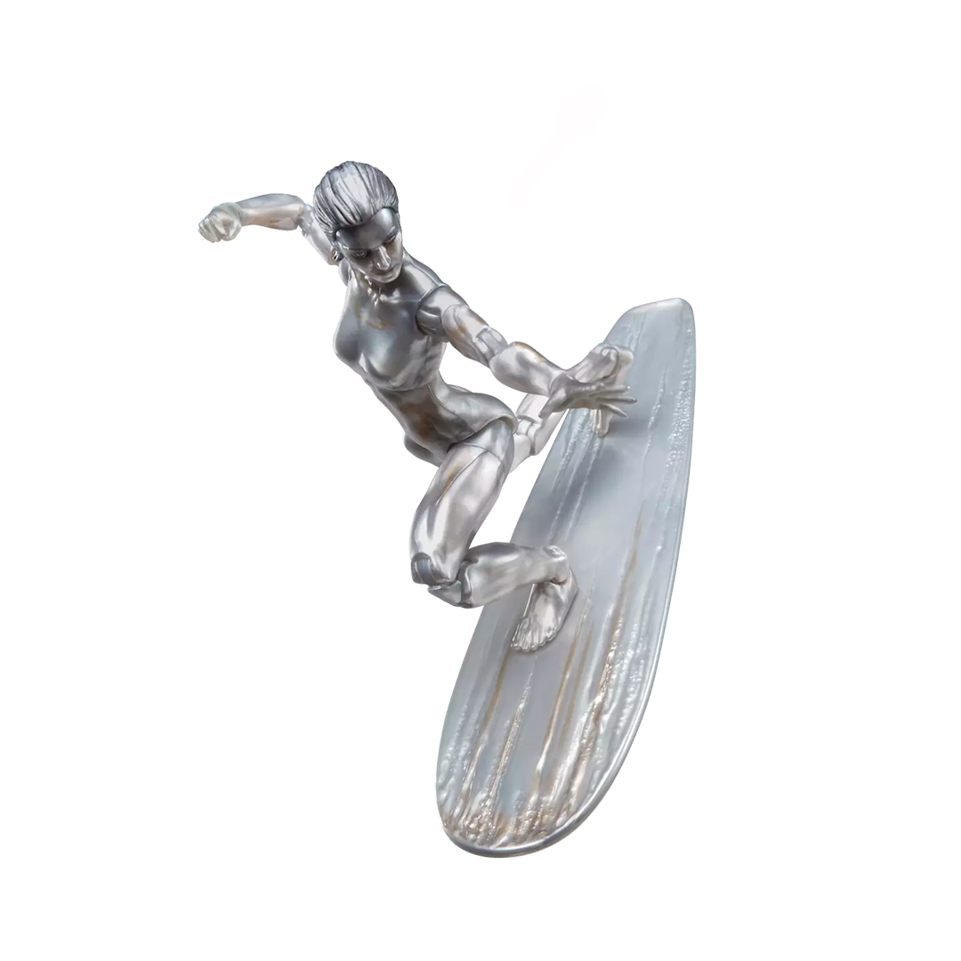 Marvel Legends Fantastic Four Silver Surfer - LOOSE - Imagen 5