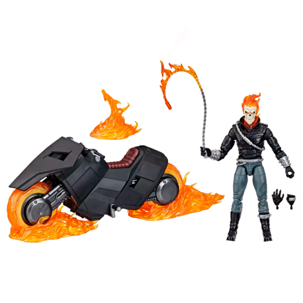 Marvel Legends Ghost Rider with Hellcycle Deluxe Set - Imagen 7