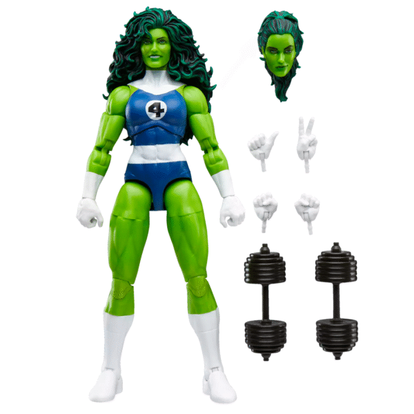 Marvel Legends Fantastic Four She-Hulk (Retro Collection) - Imagen 7