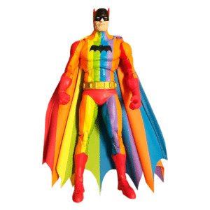 DC Multiverse Batman Rainbow Suit (Red Platinum)
