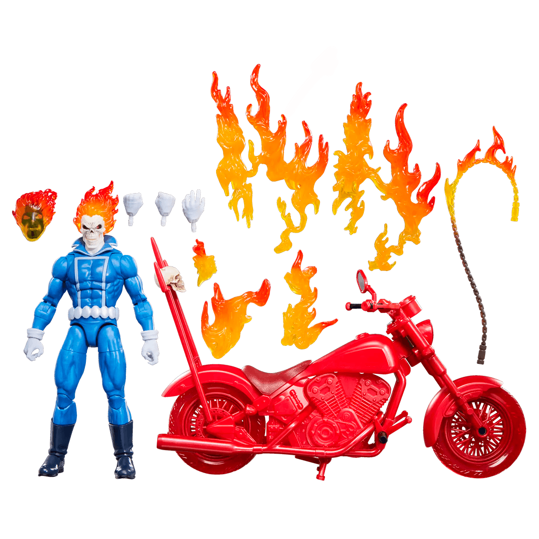 Marvel Legends Ghost Rider Johnny Blaze with Motorcycle - Imagen 9
