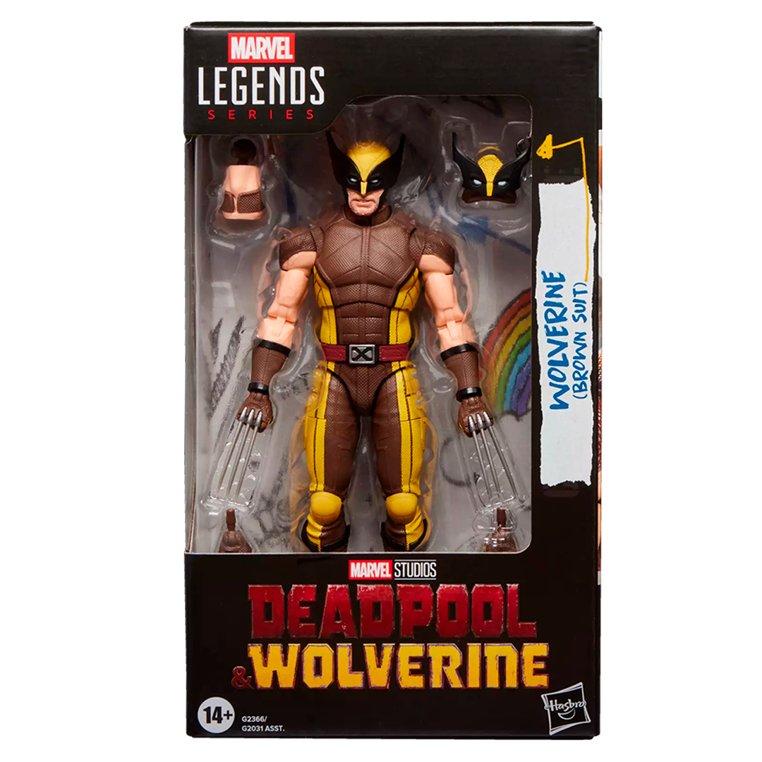 Marvel Legends Deadpool & Wolverine Wolvy (Brown Suit) - Imagen 8