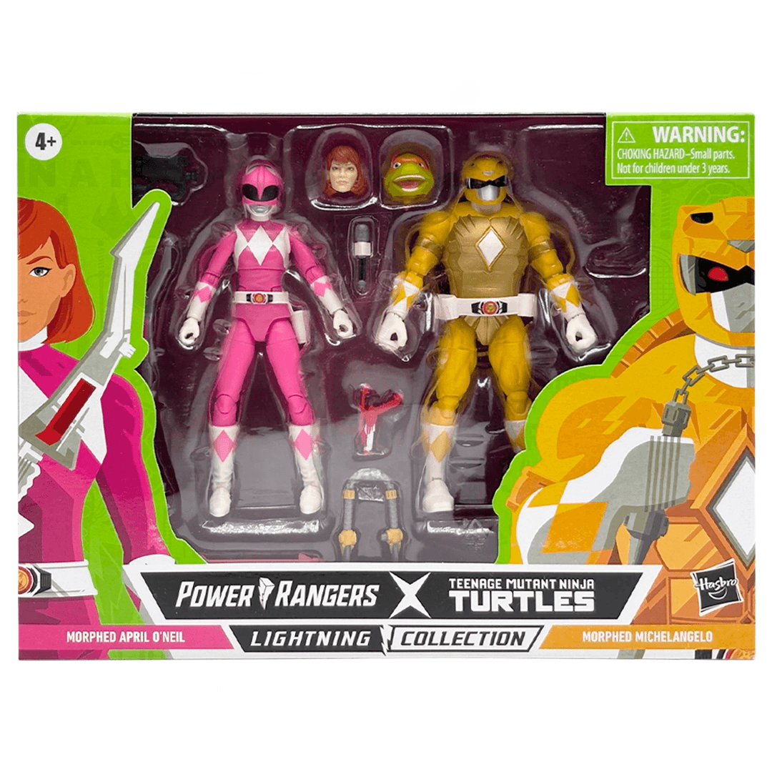 Power Rangers X TMNT April O'Neil & Michelangelo 2-Pack - Imagen 6