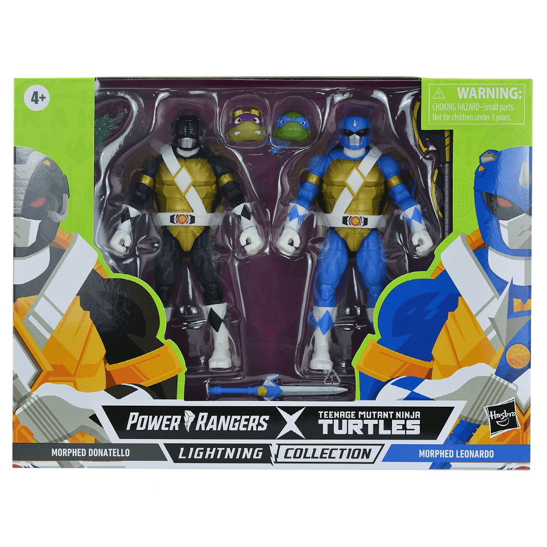Power Rangers X TMNT Donatello & Leonardo 2-Pack - Imagen 6