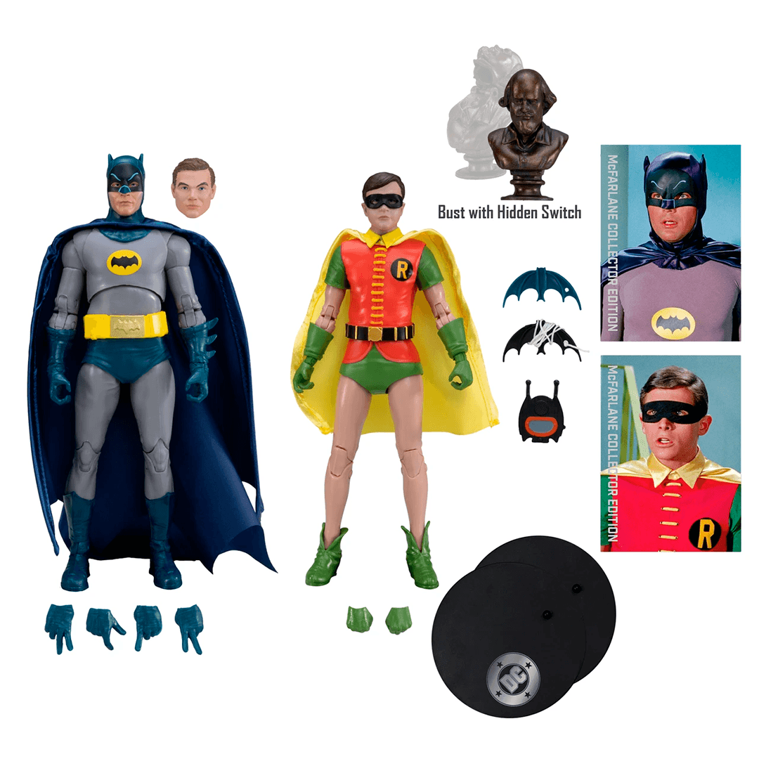 DC Multiverse Batman and Robin (Classic TV Series) 2-Pack - Imagen 8