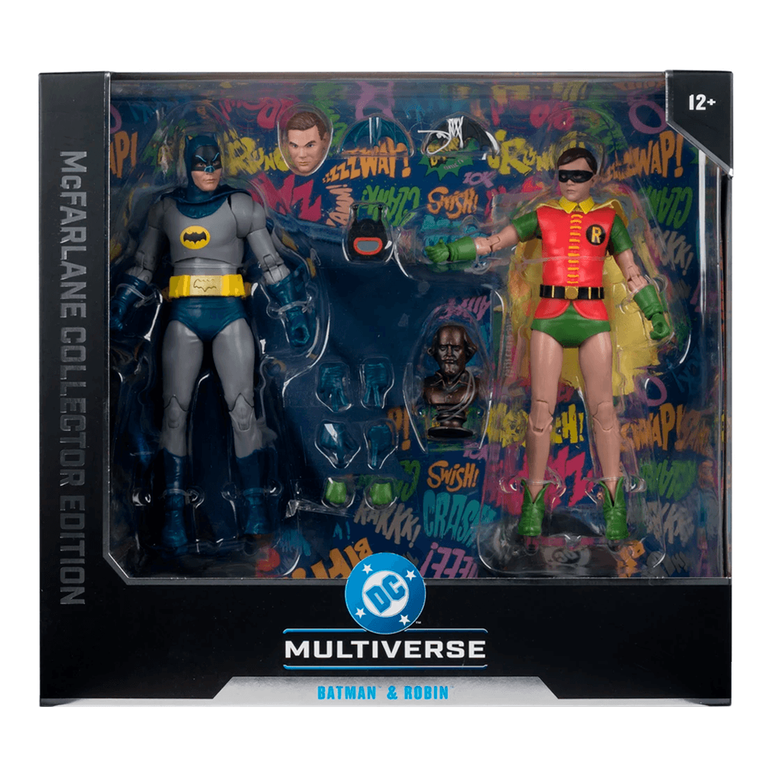 DC Multiverse Batman and Robin (Classic TV Series) 2-Pack - Imagen 9