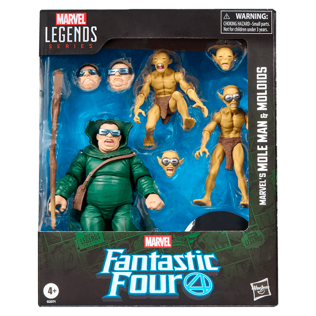 Marvel Legends Fantastic Four Mole Man & Moloids 3-Pack - Imagen 10