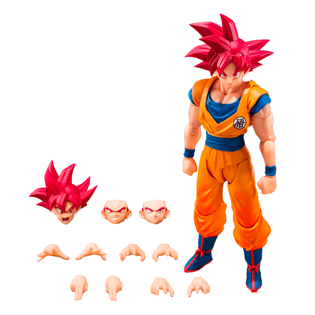 S.H.Figuarts Dragon Ball Super Saiyan God Goku -God Aura- - Imagen 7