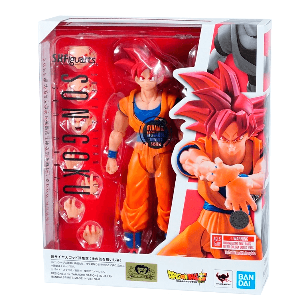 S.H.Figuarts Dragon Ball Super Saiyan God Goku -God Aura- - Imagen 8