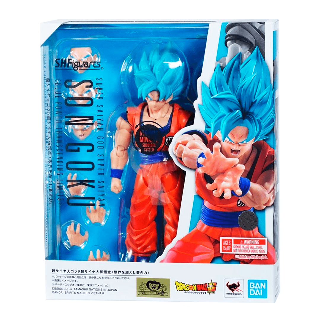 S.H.Figuarts Dragon Ball Super Saiyan God Goku -Blue Power- - Imagen 8